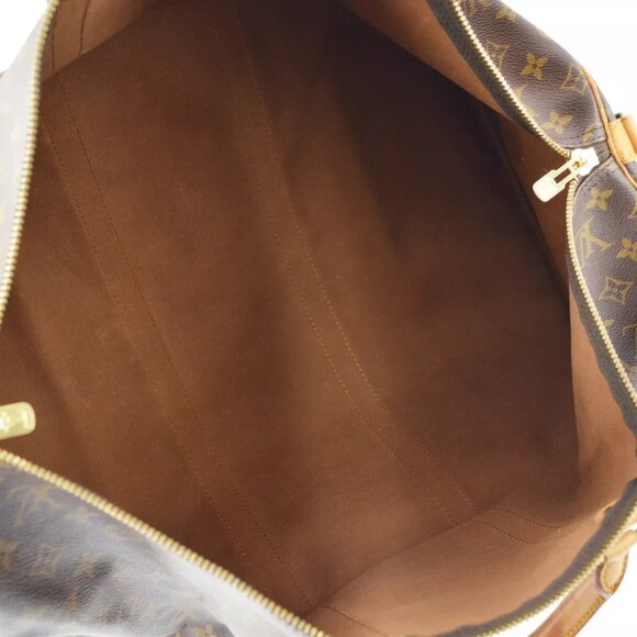 LOUIS VUITTON KEEPALL BANDOULIERE 55 TRAVEL BAG MONOGRAM - Picture 9 of 10